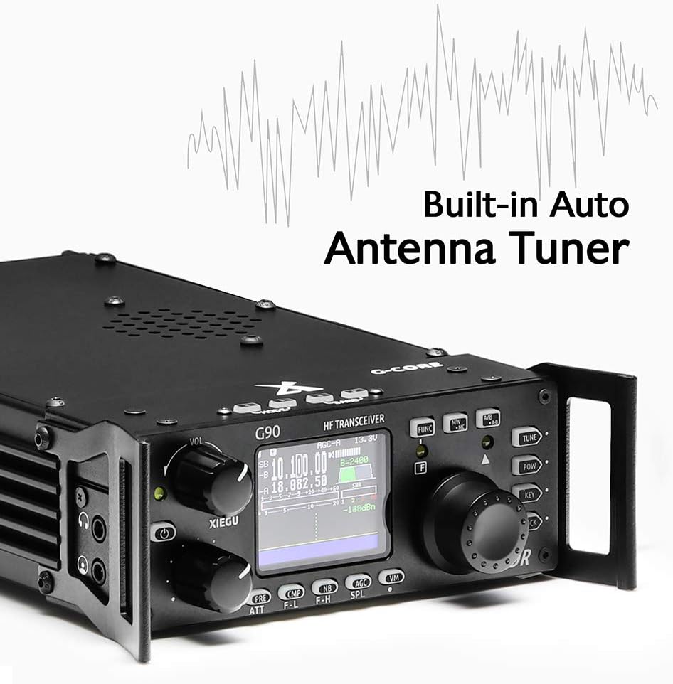 Xiegu G90 HF Transceiver HF Radio 20W SSB/CW/AM/FM SDR