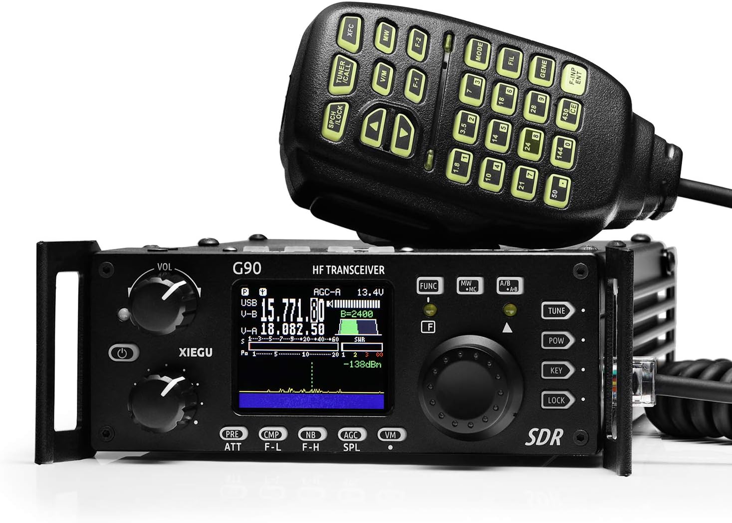 Xiegu G90 HF Transceiver HF Radio 20W SSB/CW/AM/FM SDR